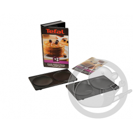 Coffret 2 plaques pancakes + 1 livre de recettes Tefal XA801012