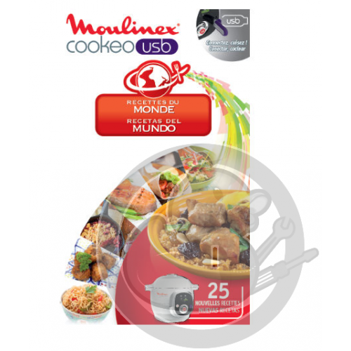 Clé USB recettes du Monde Cookeo Moulinex XA600111