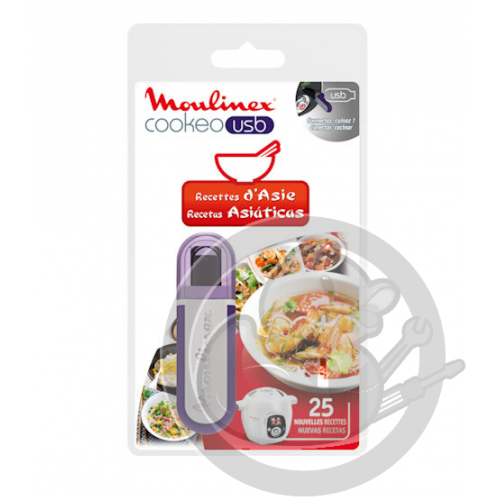 Clé USB recettes d'Asie Cookeo Moulinex XA600311