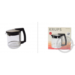 Kit verseuse verre noir cafetière Krups F0464210F