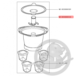 Couteau cuve Companion Moulinex MS-8030000310