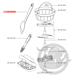 Spatule robot Companion Moulinex MS-0A19150