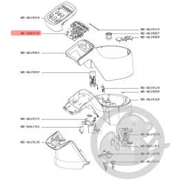 Carte électronique + afficheur robot Companion Moulinex MS-5883735