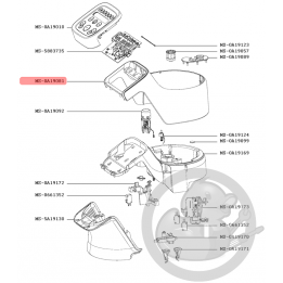 Enjoliveur gris robot Companion Moulinex MS-0A19081