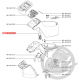 Fusible + sonde.ctn + support robot Companion Moulinex MS-0A19092