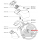 Levier sécurité + ressort + support robot Companion Moulinex MS-0A19173