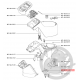 Support guide + contact robot Companion Moulinex MS-0A19170