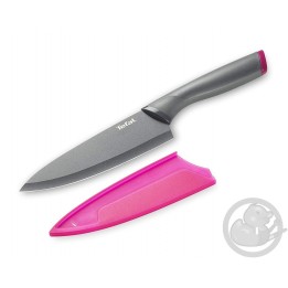 Couteau chef 15 cm rouge Fresh Kitchen Tefal K1220314