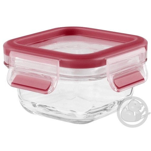 Master seal fresh boite carrée en verre 0.2L rouge Tefal K3010112