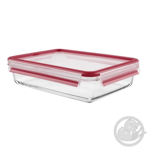 Masterseal Fresh boite rectangle en verre 2L rouge Tefal K3010512