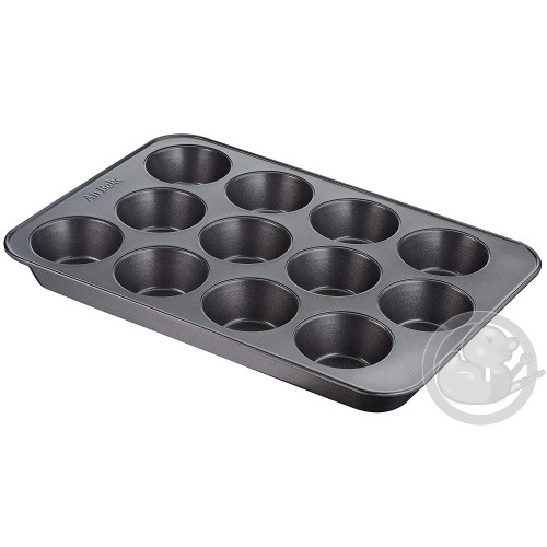 Airbake moule à 12 muffins en acier anti-adhésif 29 x 41 Tefal J0825115