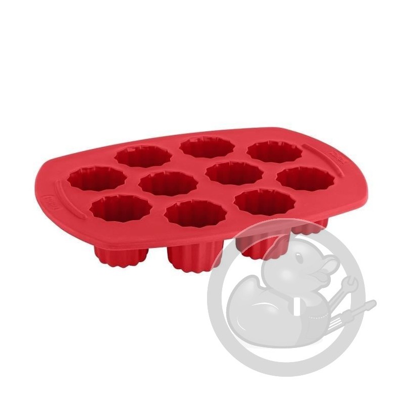 Proflex moule à 10 cannelés Bordelais framboise Tefal J4092013 - Coin Pièces