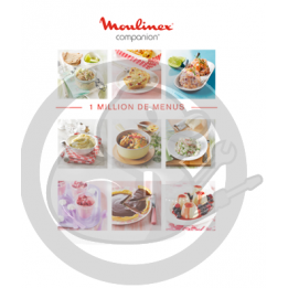 Livre recettes "1 million de menus" Robot Companion Moulinex Seb MS-8080014510