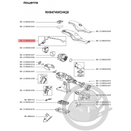 Cablage aspirateur Rowenta Seb RS-2230001494