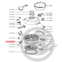 Sonde couvercle cookeo Moulinex SS-993399