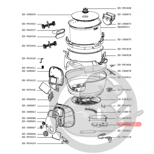 Carte électronique/puissance cookeo Moulinex SS-204333