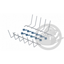 Tiges rabattables + maintiens panier superieur lave vaisselle Siemens 00489466