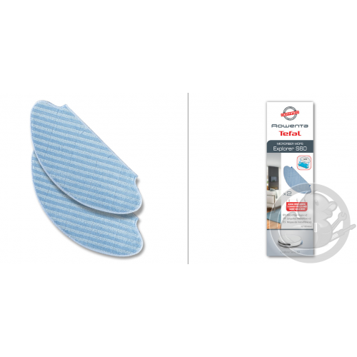 Lingettes microfibres X2 aspirateur explorer S60 Rowenta ZR740001