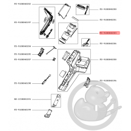 Moteur aspirateur X-pert Rowenta FS-9100040203