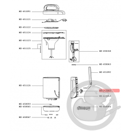 Connecteur Blender Easy Soup Moulinex MS-650062