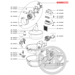 Interrupteur friteuse actifry Tefal SS-994893