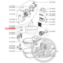 Support pale + joint friteuse actifry Tefal SS-994878