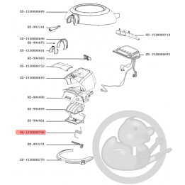 Ressort couvercle friteuse actifry Tefal SS-1530000708