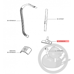 Suceur brosse amovible large aspirateur Rowenta RS-RT900496
