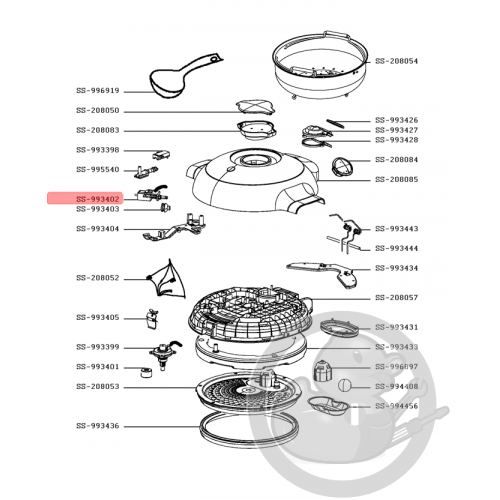 Poussoir bille Cookeo Moulinex SS-993402