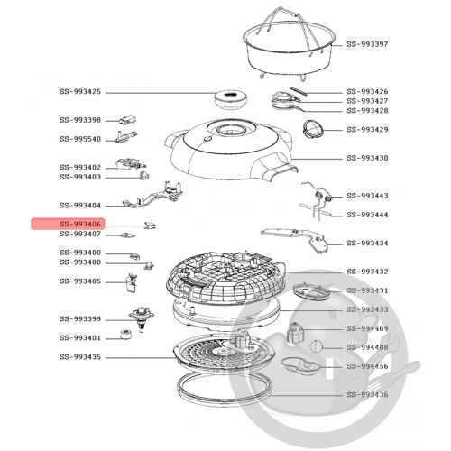 Thermostat Cookeo Moulinex SS-993406