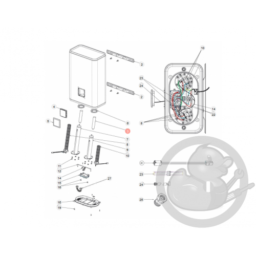 liste pièces detachées chauffe eau thermor malicio – Thermor