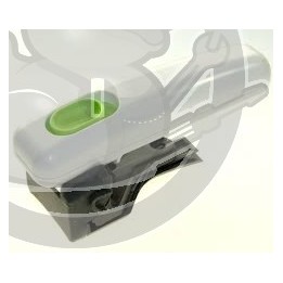 Poignée Friteuse blanche + bouton vert + vis, SS992252
