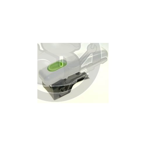 Poignée Friteuse blanche + bouton vert + vis, SS992252