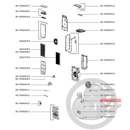 Moteur purificateur d'air Rowenta RS-PU000023