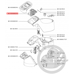 Carte électronique + afficheur robot companion XL Moulinex MS-8030000294