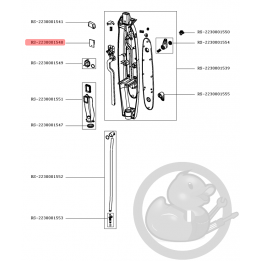 Carte électronique nettoyeur vapeur clean&steam Rowenta RS-2230001548