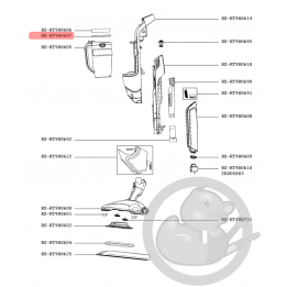 Joint bac nettoyeur vapeur clean&steam Rowenta RS-RT900607