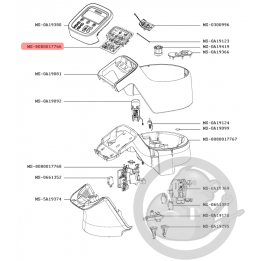 Carte électronique + afficheur robot companion Moulinex MS-8080017766