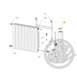 Commande digitale prog 26 radiateur Atlantic Thermor 088959