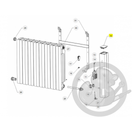 Commande digitale prog 25 radiateur Atlantic Thermor 088958