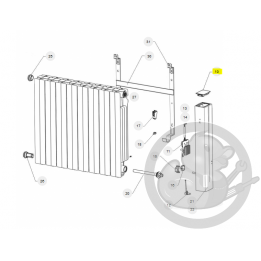 Commande digitale prog 24 radiateur Atlantic Thermor 088957