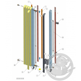 Element chauffant 1 connecteur radiateur Atlantic Thermor 086519