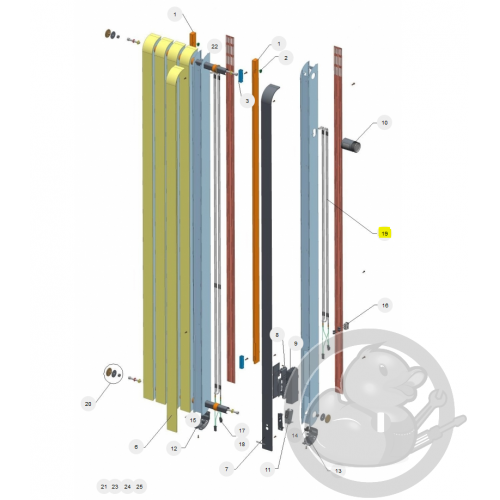 Element chauffant carter puissance radiateur Atlantic Thermor 086521