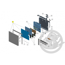 Façade equateur 4H 1500W ardoise radiateur Atlantic Thermor 097944