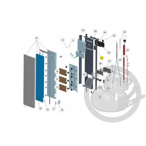 Commande digitale prog 21 radiateur Atlantic Thermor 088974