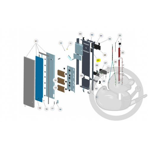 Commande digitale prog 20 radiateur Atlantic Thermor 088973