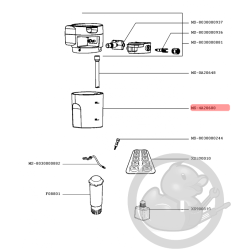 Pot machine expresso Krups MS-4A20600