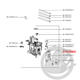 Résistance + verin expresso arabica latte Krups MS-8030000862