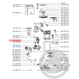 Moulin à café + guide café machine expresso Krups MS-0A21073