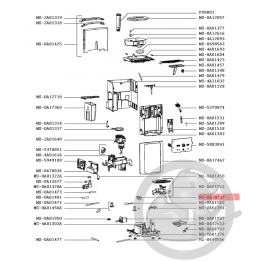 Débimètre machine expresso Krups MS-0A10337